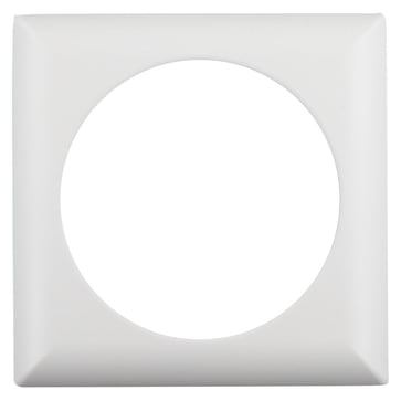 Square design frame PD4-FC pure white mat, simila Accessory, Equivalent to RAL9010. 92992