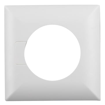 Square design frame PD3N-FC white mat, similar to Accessory, Equivalent to RAL9010. 92991