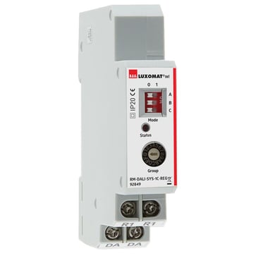 RM-DALI-SYS-1C-REG white relay module, 3000W Dali Relay, 10mA, DIN rail, (ONLY for DALI-SYS system). 92849