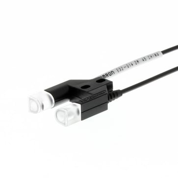 Fiberoptisk sensor, gennemgående bjælke, 10mm slot, 2m kabel E32-G14 356128
