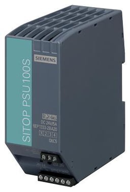 SITOP Strømforsyning PSU100S 24VDC 5A 6EP1333-2BA20