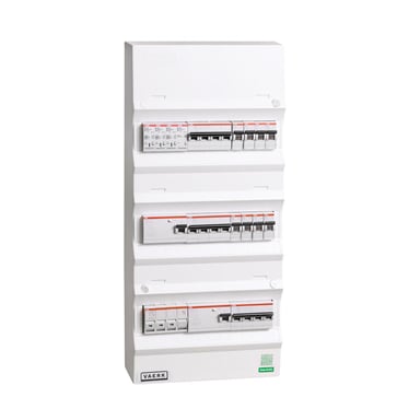 Electric ABB panel  2 x RCD, 3 x power, 8 x light + transient and tarif 440017
