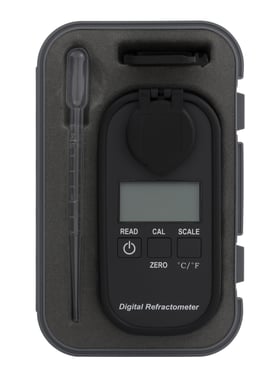 Digitalt Brix Refraktometer 0-50%, nøjagtighed ±0,2% 15305090
