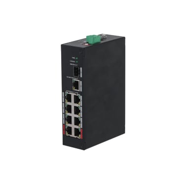 Dahua 8-Ports PoE 2.0 unmanged Switch (96W),GbE Uplink,1*SFP. PFS3110-8ET-96-V2- inkl. PSU DH-PFS3110-8ET-96-V2