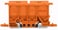 Fastgørelsesadapter til 2-5-P orange 222-500 miniature