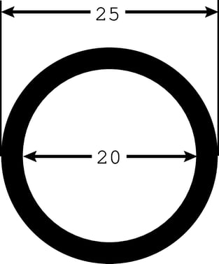 Spiralslange Ø20mm indv. sort, SPS 20 SPS 20