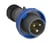 Industrial Plugs, 2P+E, 32A, 200 … 250 V Clock Position Of Grounding Contact 6 hour Color code Blue 2CMA101095R1000 miniature