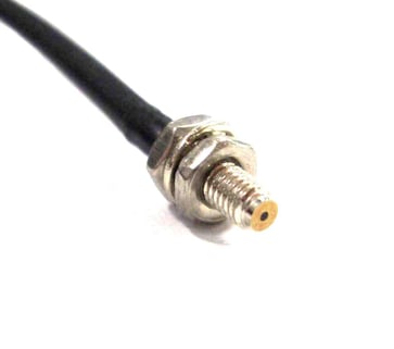 Fiberoptisk sensor, diffus koaksial, M3 hovedet, høj-flexfiber R1, 1 m kabel E32-EC41-1 1M BY OMN 656830