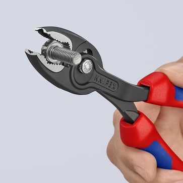 Knipex TwinGrip, Slip Joint Pliers multi-component grips 82 02 200