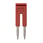 Cross bar for terminal blocks 1mm² push-in plusmodels 2 poles red color XW5S-P1.5-2RD 669954 miniature