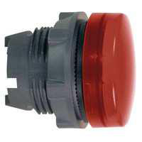 Harmony signallampehoved i plast for BA9s med linse i rød farve ZB5AV04