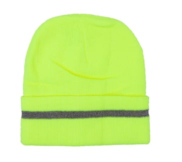 Irimo high visibility acrylic hat with reflective band HV-HAT1