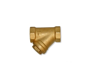 Brass Y pattern filter, stainless steel strainer, 1/2" 168/O-004