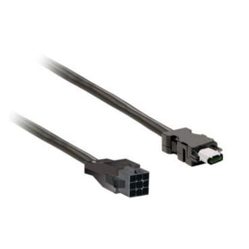 power cable 5m shielded 4x 0,82mm², BCH2 leads connection VW3M5D1AR50