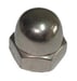 Domed cap nuts DIN 1587 stainless steel A2