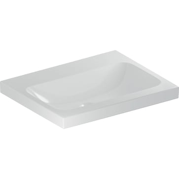Geberit iCon Light hand rinse basin 600 x 480 mm, white porcelain KeraTect 501.834.00.8