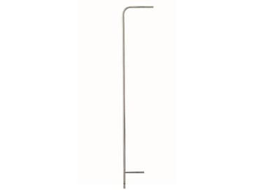 Stainless steel Pitot tube, length 350 mm, Ø 7 mm - for measuring flow velocity 0635 2145