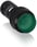 Kompakt højt lampetryk grøn 220vac/dc 1 slutte CP3-13G-10 1SFA619102R1312 miniature