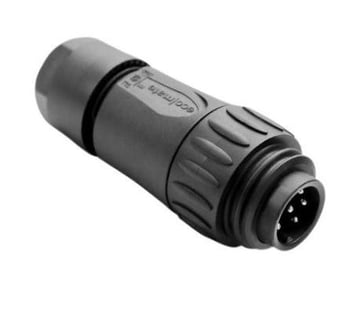 Circular connector , cable mount, plug 6 contacts, 13A, 250V, IP67, Amphenol Industrial 301-54-016