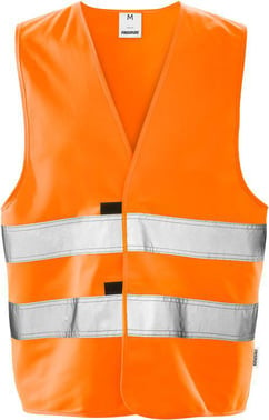 Fristads Hi-Vis waistcoat class 2 501 H Orange size 3XL/4XL 100382-230-3XL/4XL