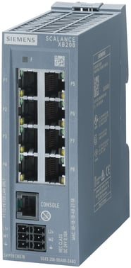 SCALANCE XB208 manageable IE-switch 8X 10/100 mbits/s RJ45, default profinet 6GK5208-0BA00-2AB2