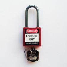 COMPACT SAFETY PADLOCKS, Red 38 mm. 814126