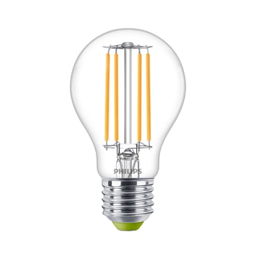 Philips MASTER Ultra Efficient LED Bulb 2.3W (40W) E27 830 A60 Clear Glass 929003066402
