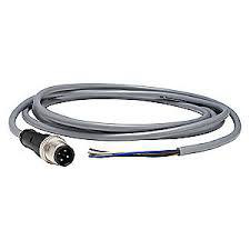 Sensor cable  PVC M12 4-pin male straight 5 meters XZCPV1541L5 XZCPV1541L5