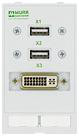 Data insert hun/hun 2 × USB-A + 1 × DVI MODLINK MSDD 4000-68000-1280000