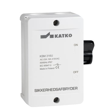 Katko Reparationsafbryder 3pol med hjælpekontakt 25A KSM325US