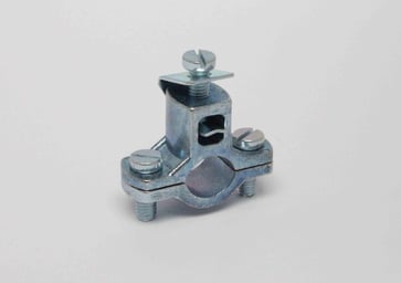 Earthing clip  Ø 13,2-14, 1/4" (Zinc diecasted) 2,5 - 25mm2 202.06.37