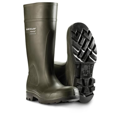 Dunlop gummistøvle u/sikkerhed Purofort O4 str 45 460933-45