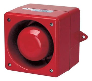 DS10-230V Rød lydgiver, 230V DS10-230V