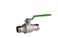 Heavyduty fullway ball valve with press fittings ends  Green steel lever  Press x press 54 x 54 mm P100-054 miniature