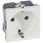 Mosaic outlet Schuko 2pol with earth 16A 2M white 78702 miniature