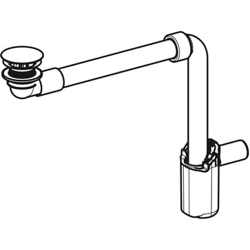Geberit CLOU håndvaskafløb 32 mm med prop frit udløb 152.084.21.1