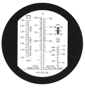 Auto Refraktometer, Adblue 1,10-1,40 (Batterisyre) 15305105