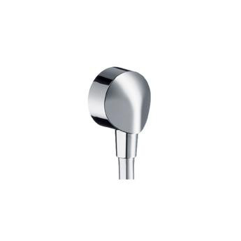 hansgrohe Fixfit E wall outlet with non-return valve, chrome 27458000