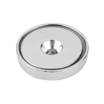 Ferrit pot magnet Ø40 mm with Ø5,5 mm hole 30176240