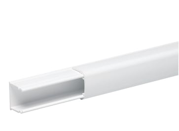 OL50 Mini-trunking 18x20, 1 comp, white PVC, ISM14300 ISM14300