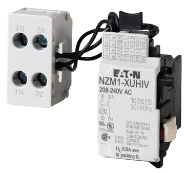NZM1-XUHIV208-240AC -  Under voltage release  2 VHI 259539