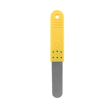 Søgerblad 0,30 mm med plastik håndtag (gul) 10590030