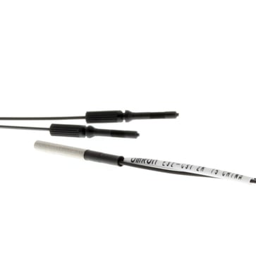 Fiberoptisk sensor, diffuse, koaksial, M3, R25 fiber, 2 m kabel E32-C31 2M 411347
