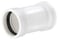 Wafix PP double socket sleeve Ø40 mm white 1440105 miniature