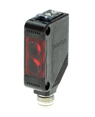 Fotoaftaster, smal stråle, diffus, 90 ± 30 mm, DC, 3-leder, NPN, M8 plug-in E3Z-L66 OMS 323116