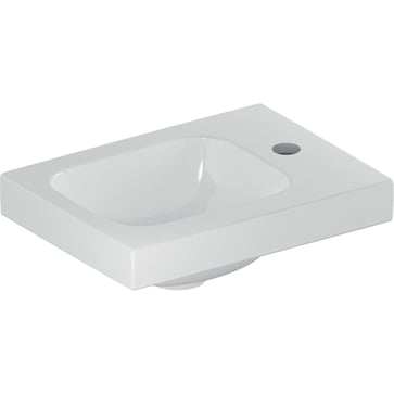 Geberit iCon Light hand rinse basin f/furniture, 380 x 280 mm, white porcelain KeraTect 501.830.00.2