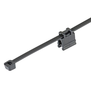 Kantklips med kabelbinder 48X188mm vinkelret top pladetykkelse 0.7mm til 3mm CMEB12-2S-C300