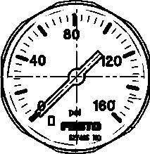 Festo Manometer MA-27-160-M5-PSI 527405
