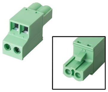 Female connector, 2-pin, type 1 2-pin connector, female Grid Størrelse 5.08 mm Further information, Quantity and content: see technical data Quantity: see technical data 6AV6671-8XA00-0AX0