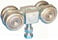 Door roller ball-tik BT-0 galvanized/dracomet 351030 miniature